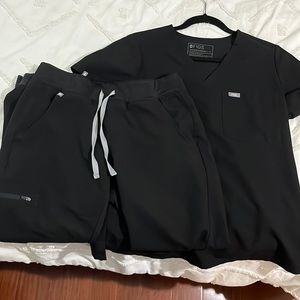 Figs black scrub set (size S)